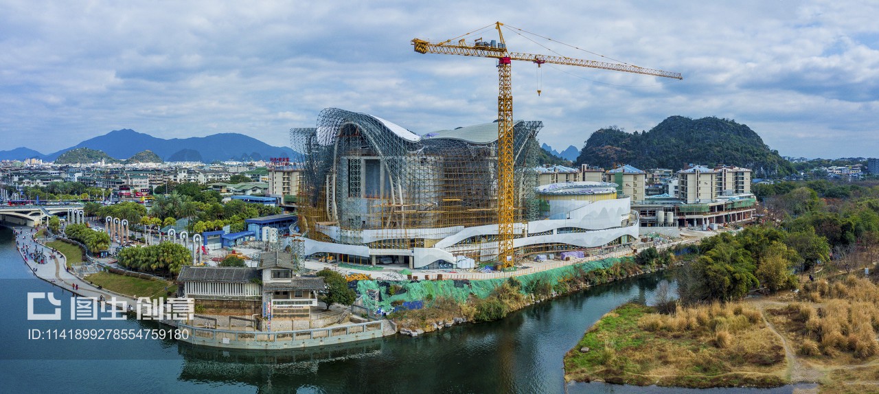 鳥瞰漓江之畔 桂林漓江歌劇院建設(shè)藍(lán)圖與城市文化發(fā)展新篇章